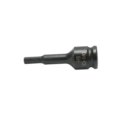 Chiave a bussola a impatto esagonale H5, 60 mm, quadrata 3/8 Cr-Mo - immagine 3
