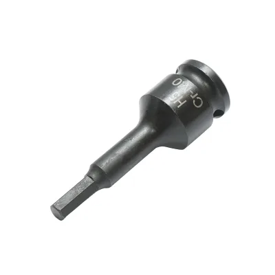 Chiave a bussola a impatto esagonale H5, 60 mm, quadrata 3/8 Cr-Mo - immagine 2