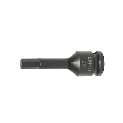 Chiave a bussola a impatto esagonale H7, 60 mm, quadrata 3/8 Cr-Mo - immagine 3