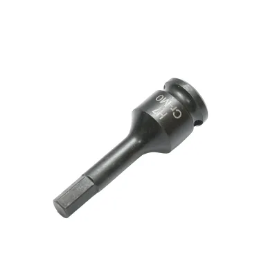 Chiave a bussola a impatto esagonale H7, 60 mm, quadrata 3/8 Cr-Mo - immagine 2