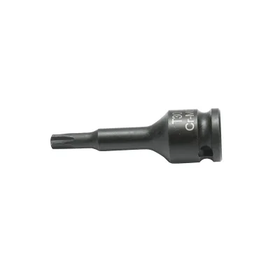 Chiave a bussola a impatto Torx T30, 60 mm, quadrata 3/8 Cr-Mo - immagine 3