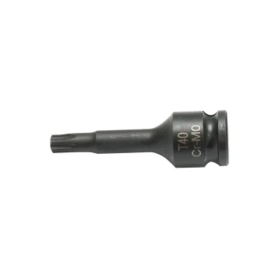 Chiave a bussola a impatto Torx T40, 60 mm, quadrata 3/8 Cr-Mo - immagine 3