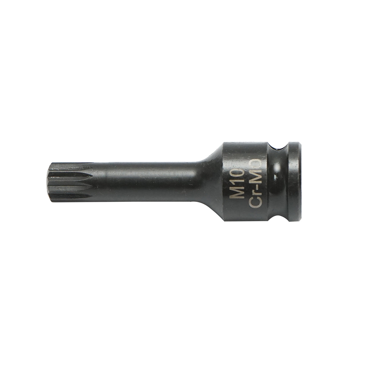 Chiave a bussola a percussione scanalata M10, 60 mm, attacco quadrato Cr-Mo da 3/8" - immagine 3