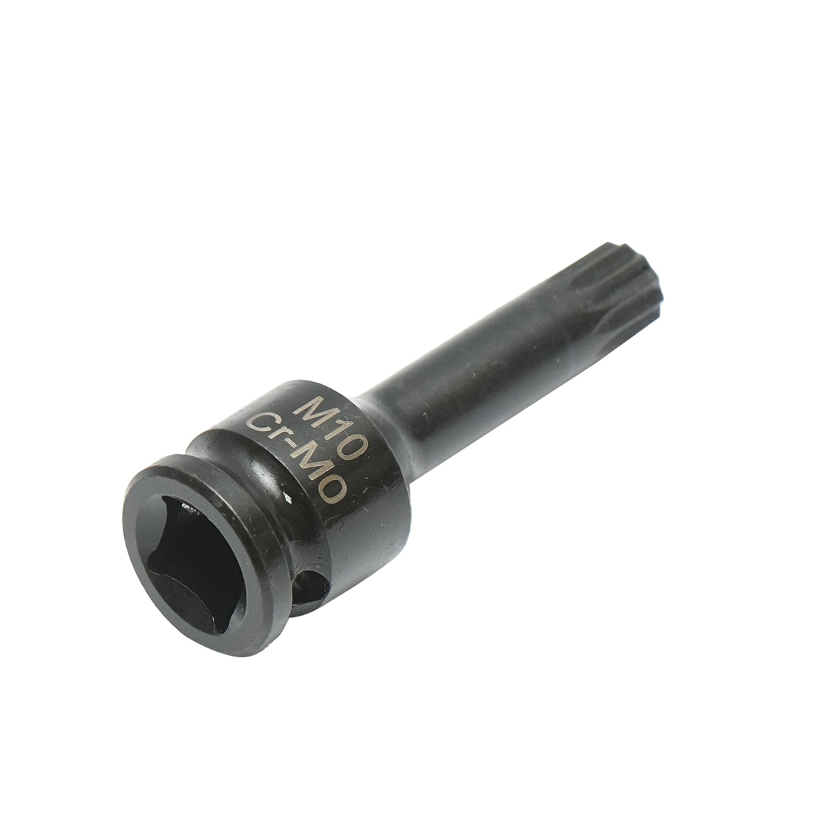 Chiave a bussola a percussione scanalata M10, 60 mm, attacco quadrato Cr-Mo da 3/8" - immagine 4