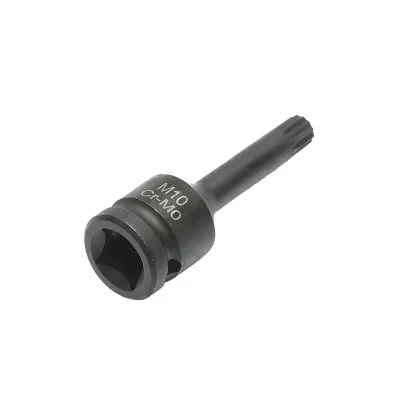 Chiave a bussola a percussione scanalata M10, 78 mm, 1/2 quadrato Cr-Mo - immagine 2
