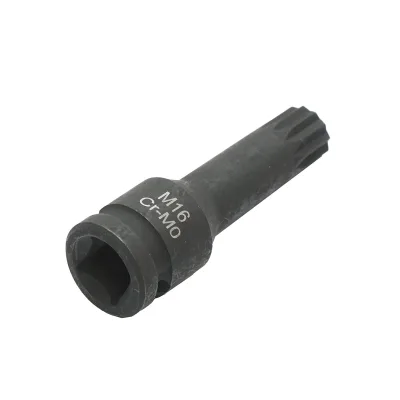 Chiave a bussola a percussione scanalata M16, 78 mm, 1/2 quadrato Cr-Mo - immagine 4