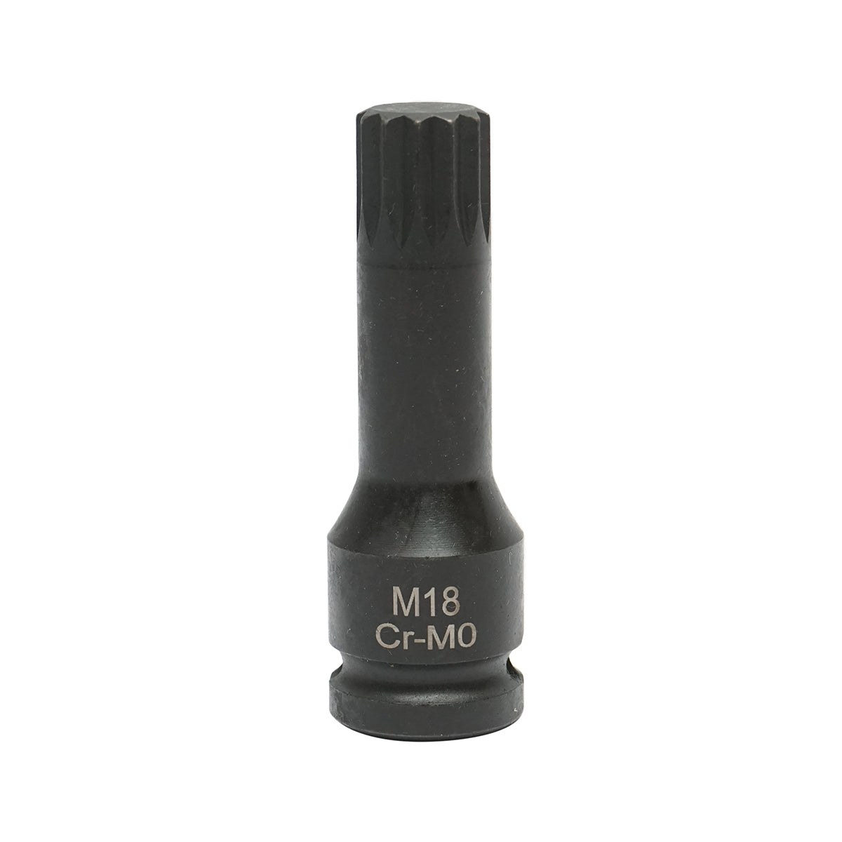 Chiave a bussola a percussione scanalata M18, 78 mm, 1/2 quadrato Cr-Mo