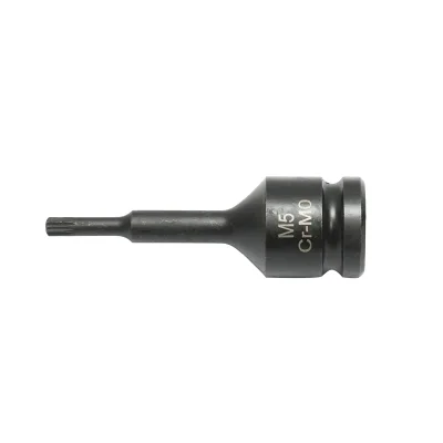 Chiave a bussola a percussione scanalata M5, 78 mm, 1/2 quadrato Cr-Mo - immagine 3