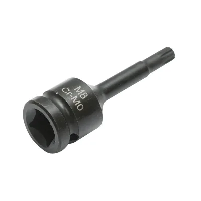 Chiave a bussola a percussione scanalata M8, 78 mm, 1/2 quadrato Cr-Mo - immagine 4
