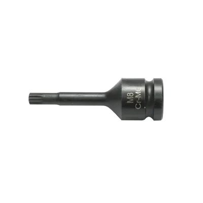 Chiave a bussola a percussione scanalata M8, 78 mm, 1/2 quadrato Cr-Mo - immagine 3