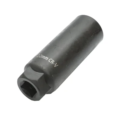 Chiave a bussola da 22 mm in acciaio Cr-V per sonda lambda e sensore di ossigeno Breckner Germany - immagine 2