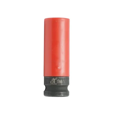 Chiave a bussola per bulloni ruota 17 mm, da impatto 1/2, con protezione, Breckner Germany