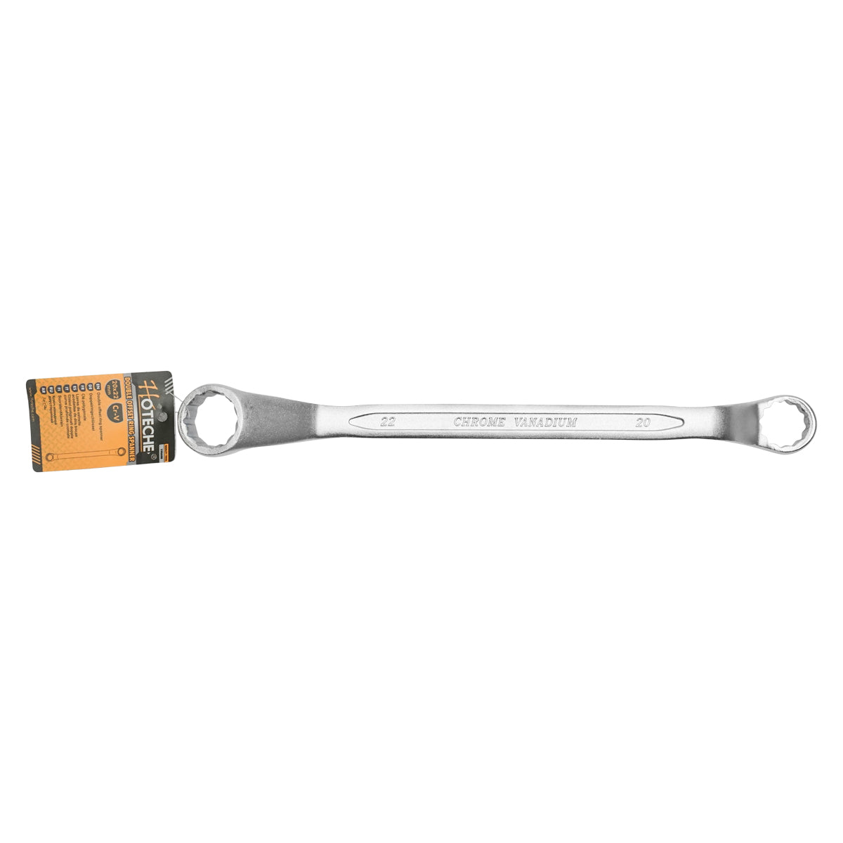 Chiave a cricchetto doppia 20x22 mm Hoteche