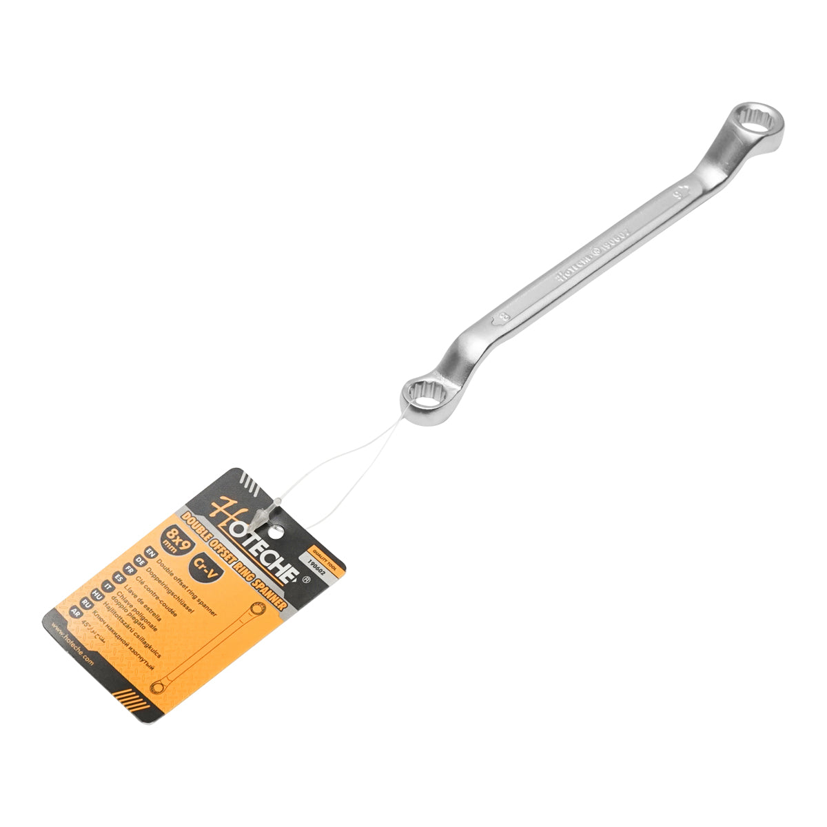 Chiave a cricchetto doppia 8x9 mm Hoteche - immagine 3