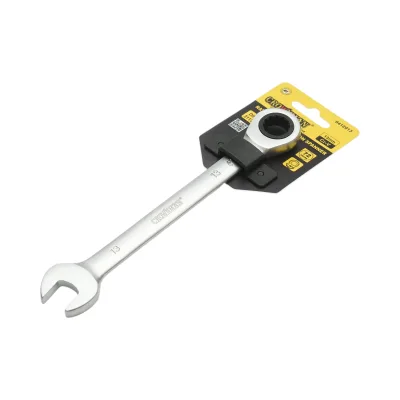 Chiave combinata Crownman da 13 mm in acciaio Cr-V con cricchetto - immagine 3