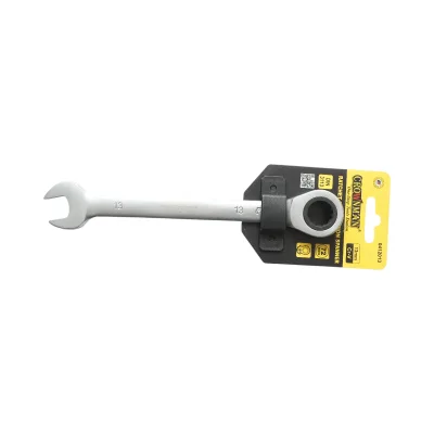 Chiave combinata Crownman da 13 mm in acciaio Cr-V con cricchetto