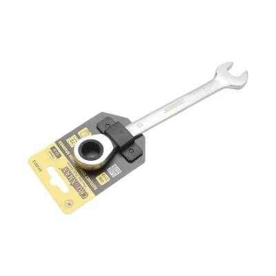 Chiave combinata Crownman da 13 mm in acciaio Cr-V con cricchetto - immagine 2