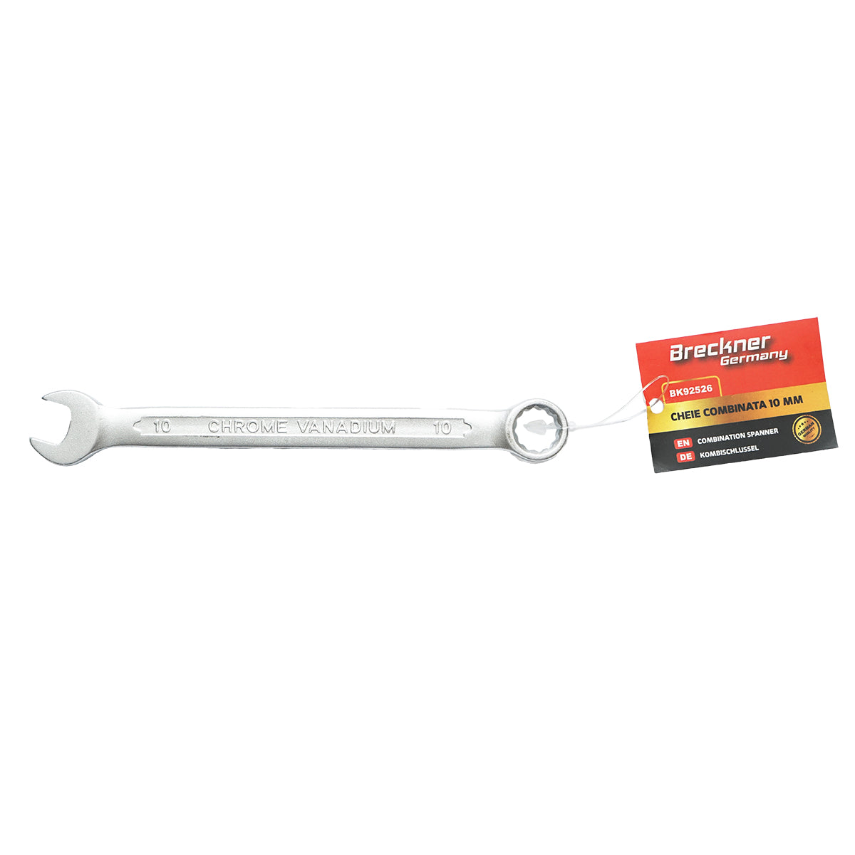 Chiave combinata fissa e a cricchetto da 10 mm Breckner Germany