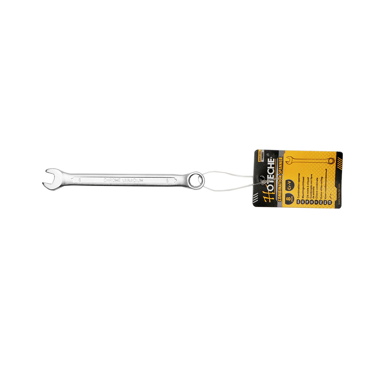 Chiave combinata fissa e a cricchetto da 8 mm Hoteche