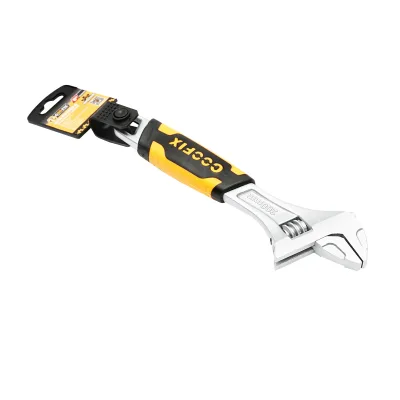 Chiave francese regolabile 200 mm con manico in gomma antiscivolo professionale 8 pollici GripPlus - immagine 3
