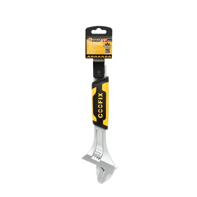 Chiave francese regolabile 200 mm con manico in gomma antiscivolo professionale 8 pollici GripPlus