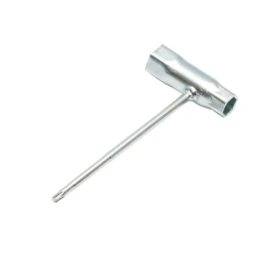 Chiave per candele per motosega 13x19x130mm con cacciavite Torx incluso