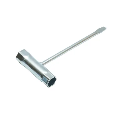 Chiave per candele per motosega 17x19x160mmmm con cacciavite destro incluso - immagine 3