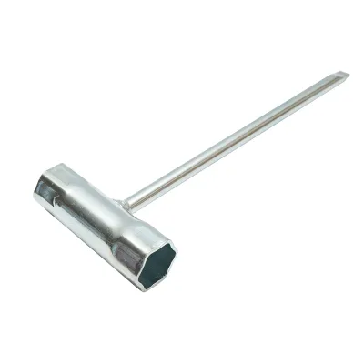 Chiave per candele per motosega 17x19x160mmmm con cacciavite destro incluso - immagine 3