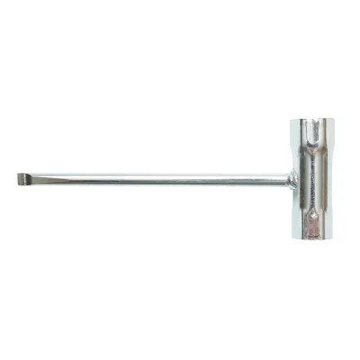 Chiave per candele per motosega 17x19x160mmmm con cacciavite destro incluso - immagine 2