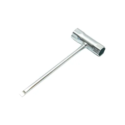 Chiave per candele per motosega 17x19x160mmmm con cacciavite destro incluso
