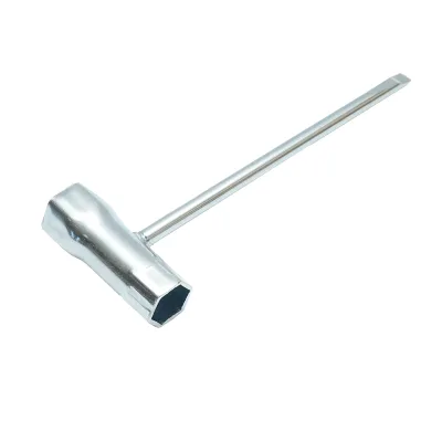 Chiave per candele per motosega 17x21x160mmmm con cacciavite destro incluso - immagine 3