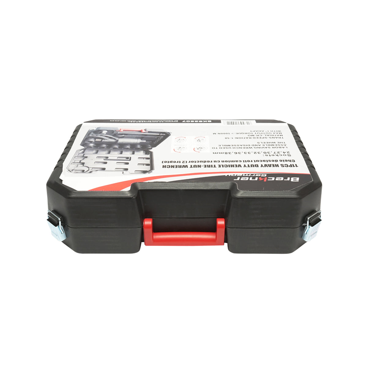 Chiave per smontare ruote di camion con riduttore a 2 velocità con bussole da 24, 27, 30, 32, 33, 36, 38 mm Breckner Germany - immagine 2