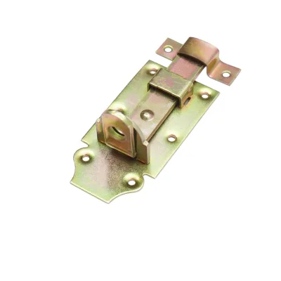 Chiavistello piatto da 100 mm con blocco per lucchetto - immagine 3