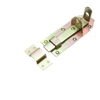 Chiavistello piatto da 120 mm con blocco per lucchetto - immagine 2