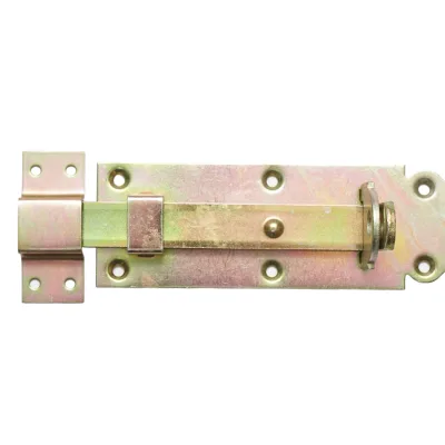 Chiavistello piatto da 150 mm con blocco per lucchetto