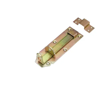 Chiavistello piatto da 150 mm con blocco per lucchetto - immagine 3