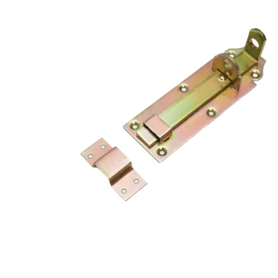 Chiavistello piatto da 150 mm con blocco per lucchetto - immagine 2