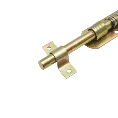 Chiavistello tipo “L” con molla da 250 mm e blocco per lucchetto - immagine 3