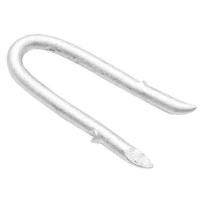 Chiodi U per recinto 3.6 kg Chiodi U per legno, Chiodi U per il Fissaggio filo recinzione, cavo, filo spinato, recinto elettrico - immagine 3