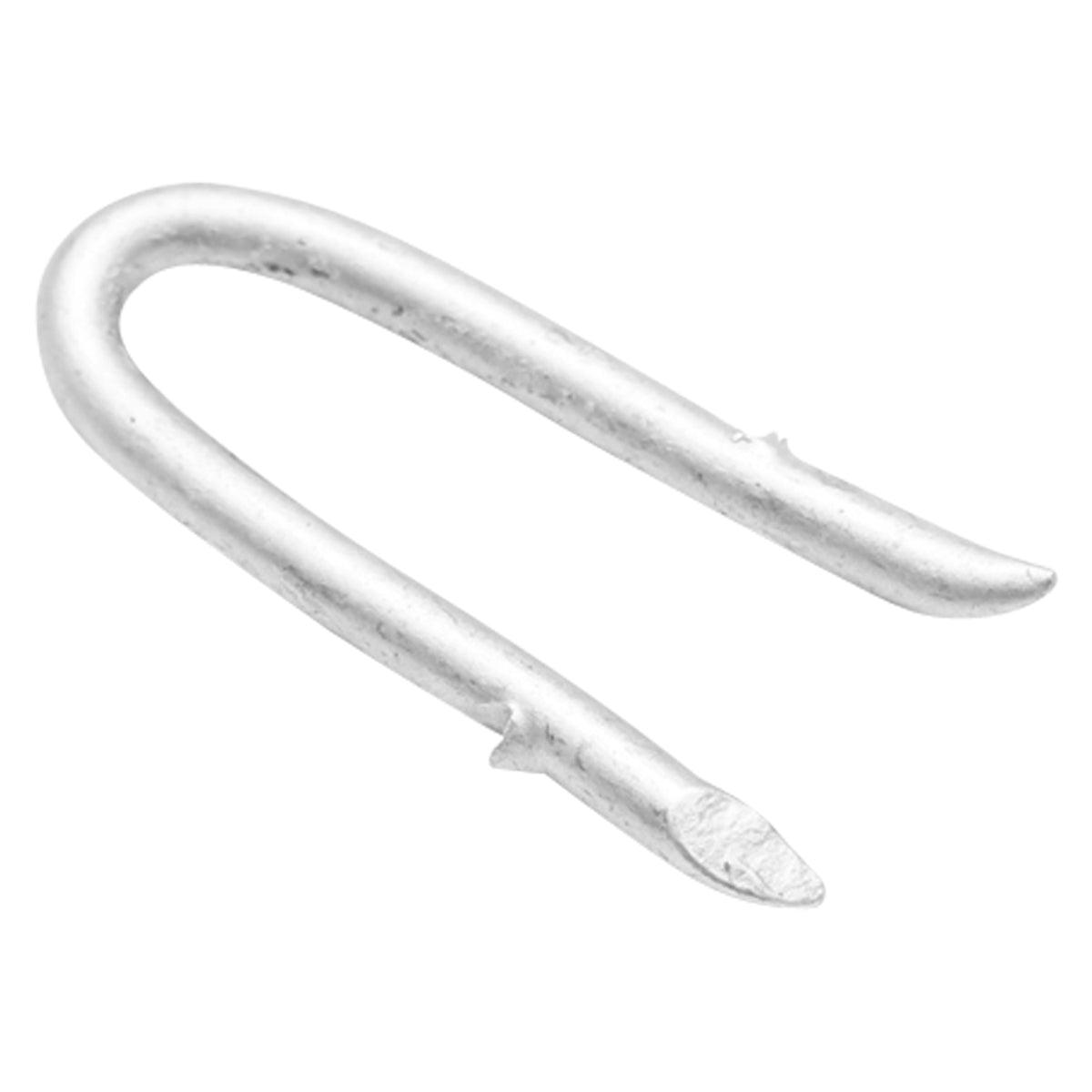 Chiodi U per recinto 3.6 kg Chiodi U per legno, Chiodi U per il Fissaggio filo recinzione, cavo, filo spinato, recinto elettrico - immagine 3