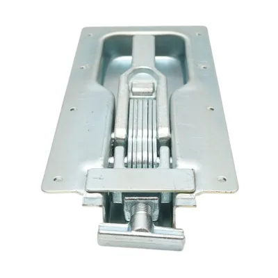 Chiudiporta per camion da incasso con chiusura a T 278x120x24mm - immagine 3