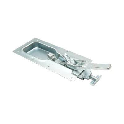 Chiudiporta per camion da incasso con chiusura a T 278x120x24mm - immagine 4