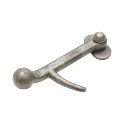 Chiusura della saracinesca del rimorchio sinistro con sfera e occhio 155x70x30mm