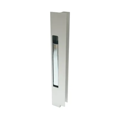 Chiusura interna per portellone lato sinistro con asta in alluminio, maniglia in acciaio zincato 400 mm - immagine 2