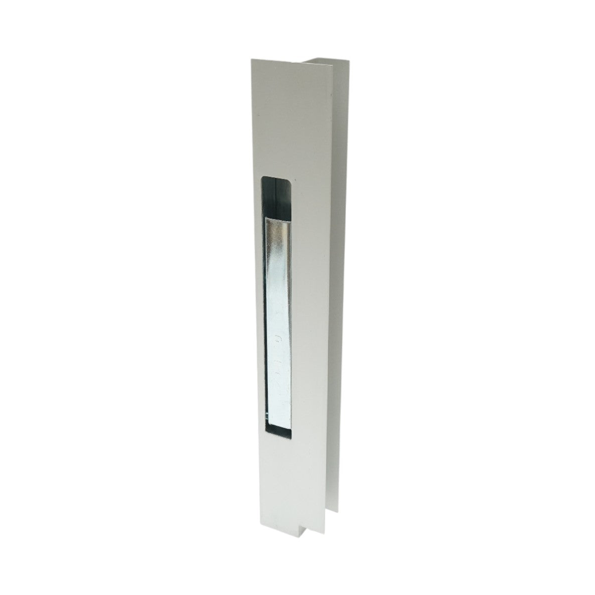 Chiusura interna per portellone lato sinistro con asta in alluminio, maniglia in acciaio zincato 400 mm - immagine 2