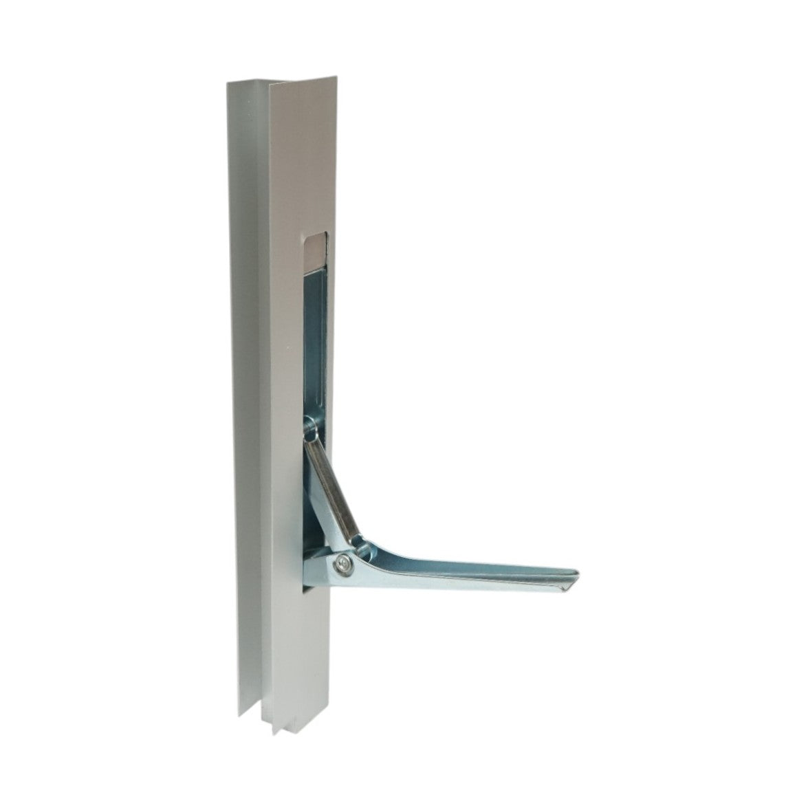 Chiusura interna per portellone lato destro in alluminio, maniglia in acciaio zincato 400 mm
