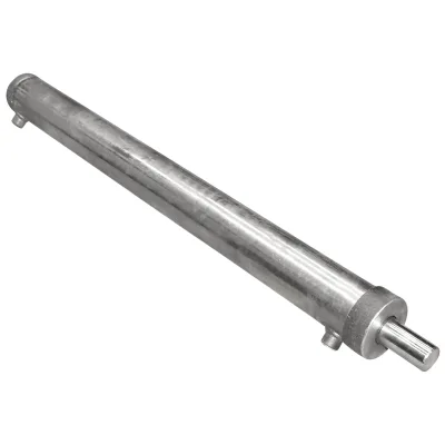 Cilindro idraulico 1000 mm con filettatura M20 e raccordo idraulico Ø20 - immagine 2