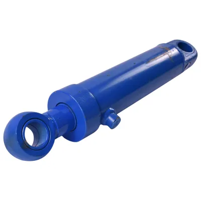Cilindro idraulico 2X80X50X510X200 con raccordo idraulico Ø18 - immagine 2