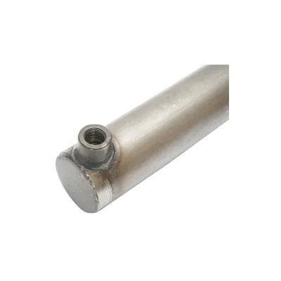 Cilindro idraulico 635 mm filettatura M16 con attacco idraulico Ø16 - immagine 5