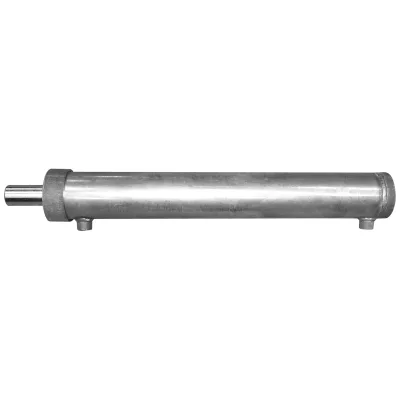 Cilindro idraulico 650 mm con filettatura M20 e raccordo idraulico Ø20